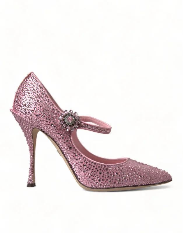 Women's shock - absorbing stiletto heel pumps for all - day wearDolce & Gabbana Enchanting  Crystal Women's Pumps