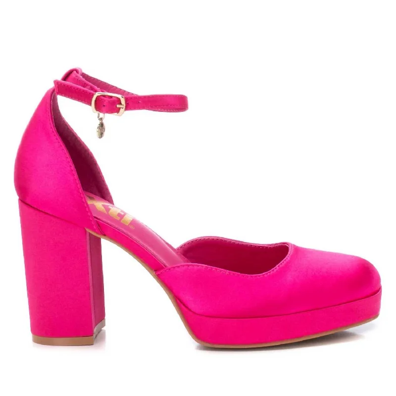 Women's peach stiletto heel pumps for a soft and feminine appealWomen's Platform Pumps In Pink