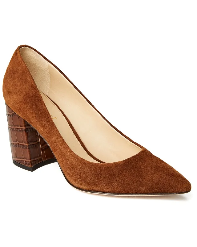 Women's platform stiletto heel pumps with a chunky soleJ.McLaughlin Beatrice Suede Pump