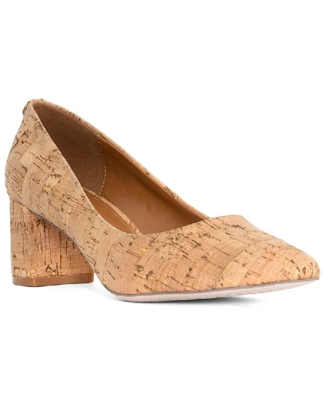 Women's party stiletto heel pumps with a glittery finishDonald Pliner Stephani Cork Pump