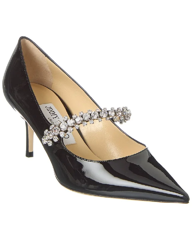 Women's padded - insole stiletto heel pumps for added comfortJimmy Choo Bing 65 Patent Pump