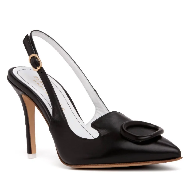 Women's evening gala stiletto heel pumps in a long - lasting colorWomen's Ada Slingback Heels In Black