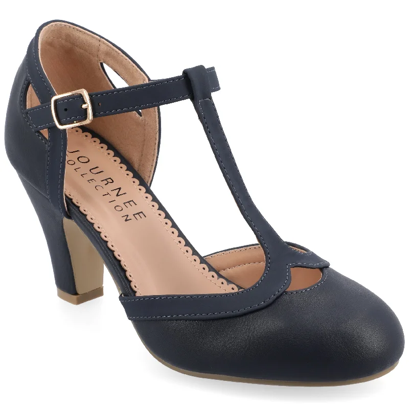 Women's adjustable - strap stiletto heel pumps for a customizable fitJournee Collection Women's Olina Pump