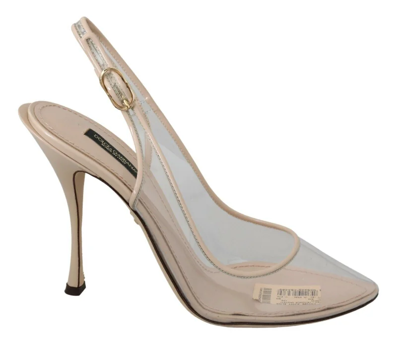 Women's patent leather stiletto heel pumps with a high - shine finishDolce & Gabbana Elegant   Slingback Women's Heels