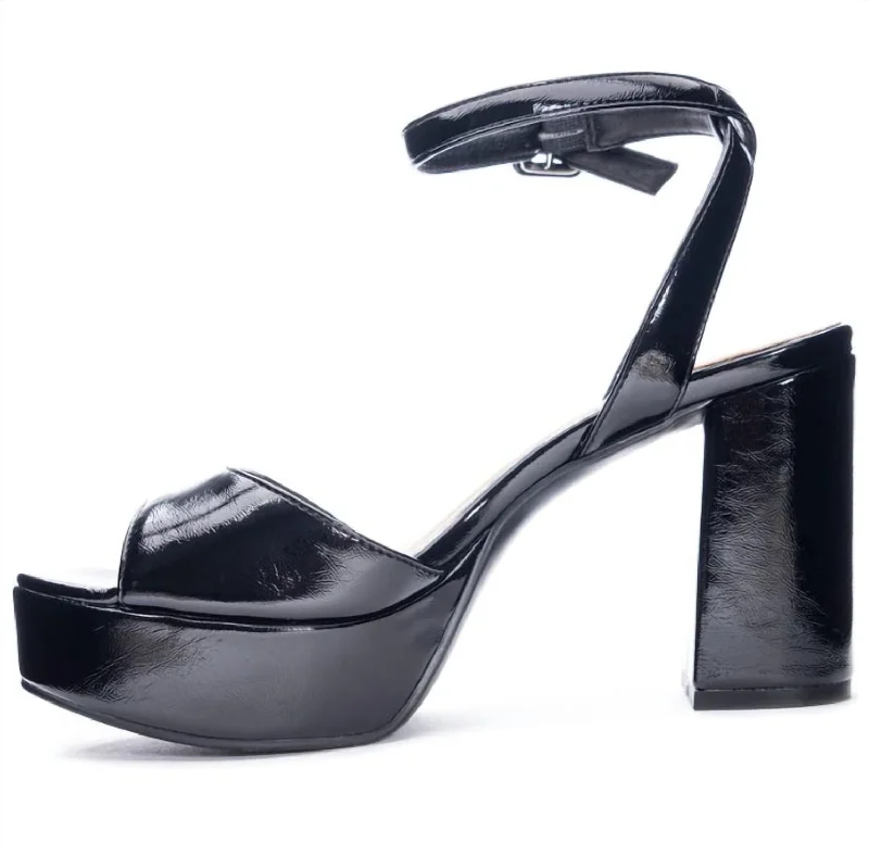 Women's arch - support stiletto heel pumps for better comfortTheresa Patent Heel in Black