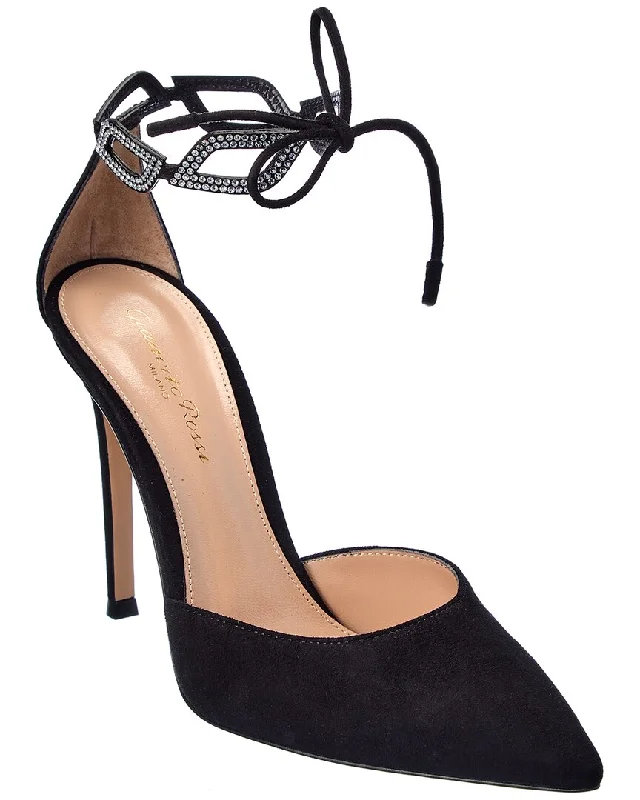 Women's faux suede stiletto heel pumps for a budget - friendly optionGianvito Rossi Freya 105 Suede Pump