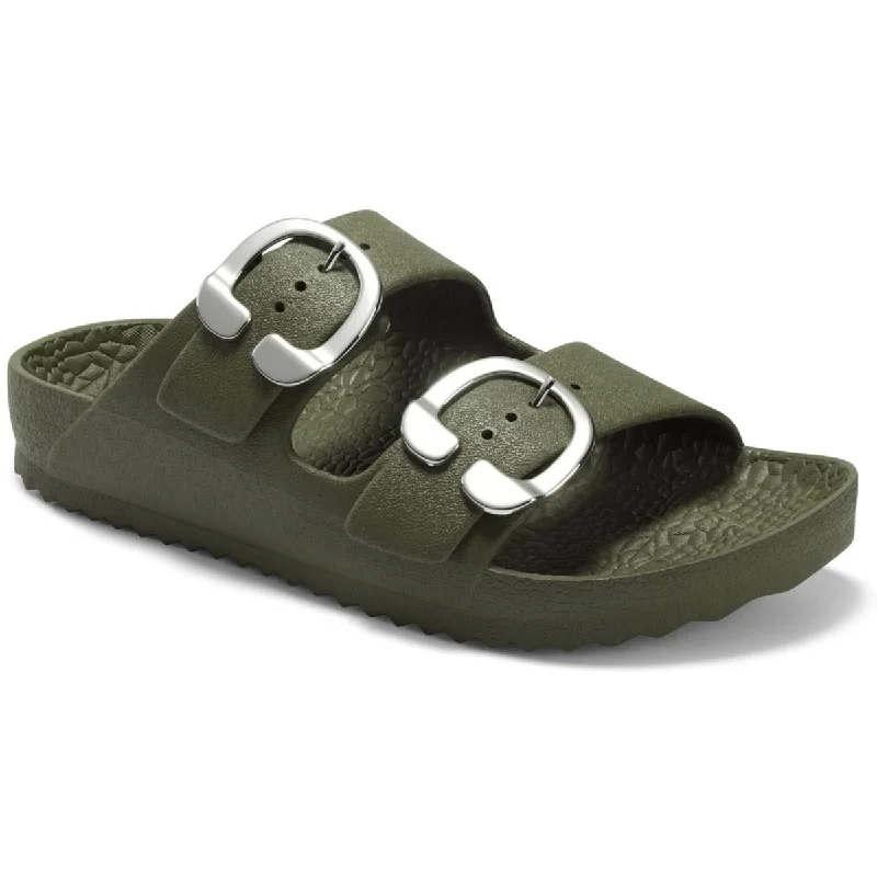 Child - Friendly Women's Sandals with a Secure Buckle in Purple for Moms on the GoAerosoles Womens Joy Slip On Buckle Slide Sandals