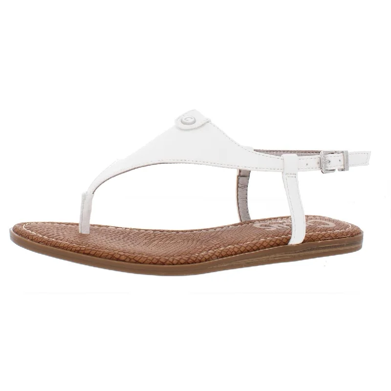 Child - Friendly Women's Sandals with a Secure Buckle in Purple for Moms on the GoCircus by Sam Edelman Womens Carolina Faux Leather Buckle Thong Sandals