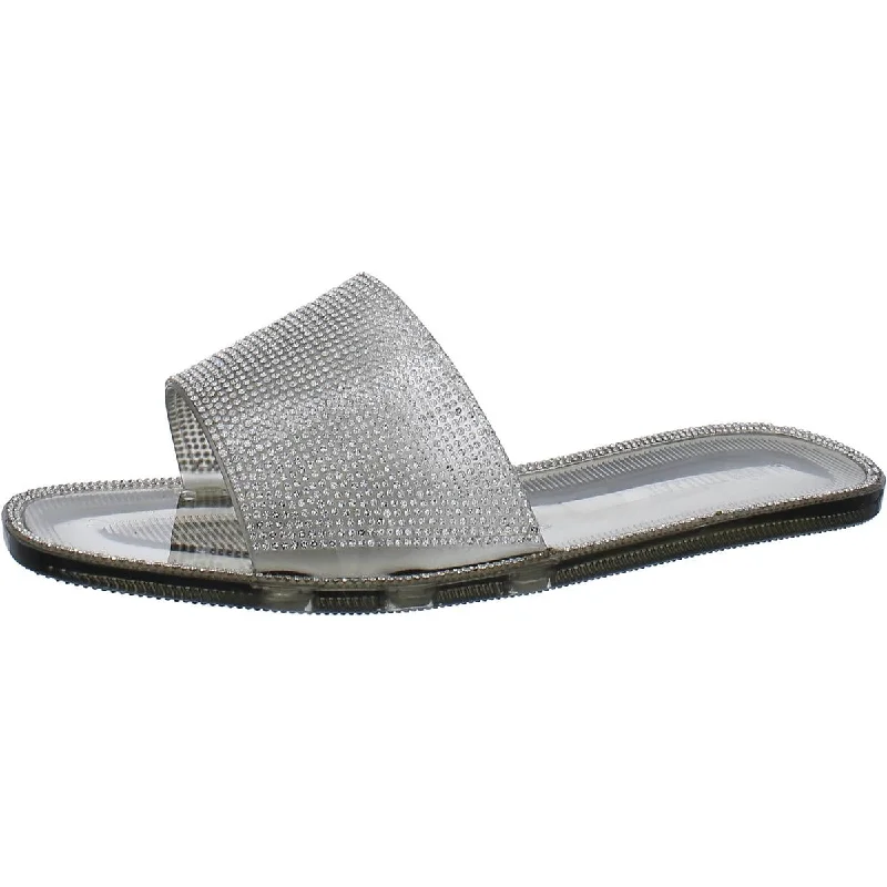 Child - Friendly Women's Sandals with a Secure Buckle in Purple for Moms on the GoOlivia Miller Womens Bhfo Slip On Casual Platform Sandals