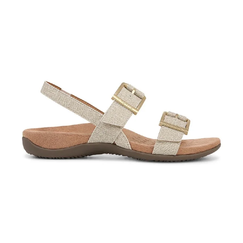 Lightweight Women's Mesh - Paneled Sandals in Yellow for BreathabilityVionic Women's Reese Slingback Sandal Oatmeal