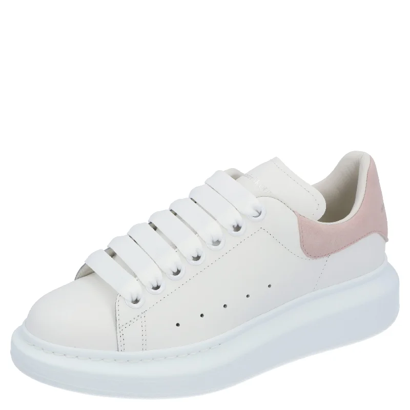 Chunky - Sole Women's Platform Sneakers in White for a Trendy Street Style LookAlexander McQueen Larry Sneaker 'White Pink'